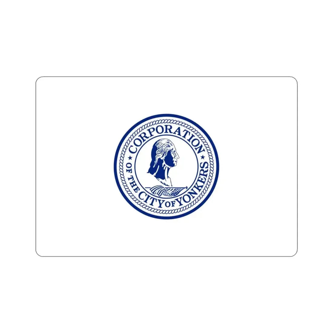 Flag of Yonkers New York USA STICKER Vinyl Die-Cut Decal - The Sticker Space