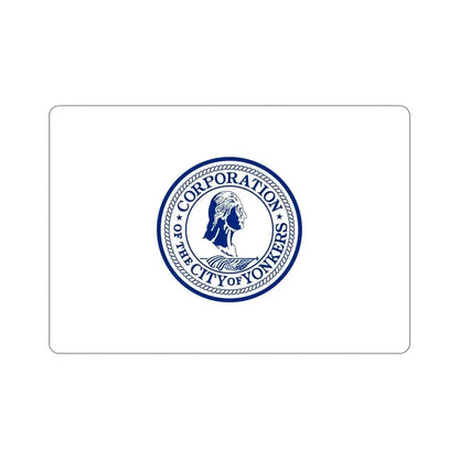 Flag of Yonkers New York USA STICKER Vinyl Die-Cut Decal - The Sticker Space