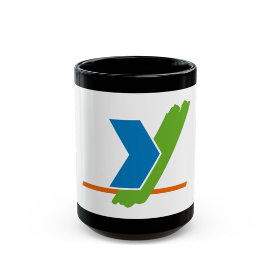 Flag of Yonne France - Black Coffee Mug-15oz-The Sticker Space