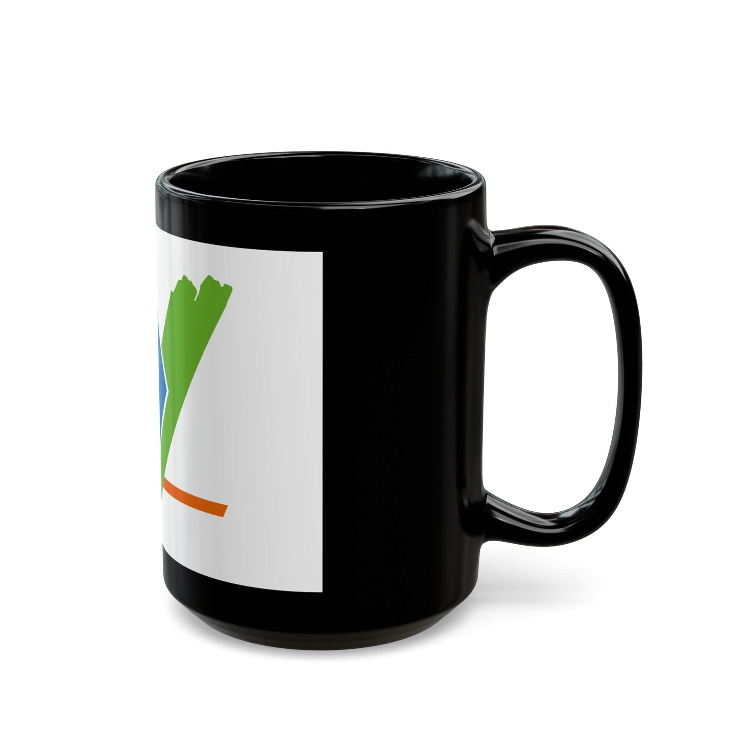 Flag of Yonne France - Black Coffee Mug-The Sticker Space