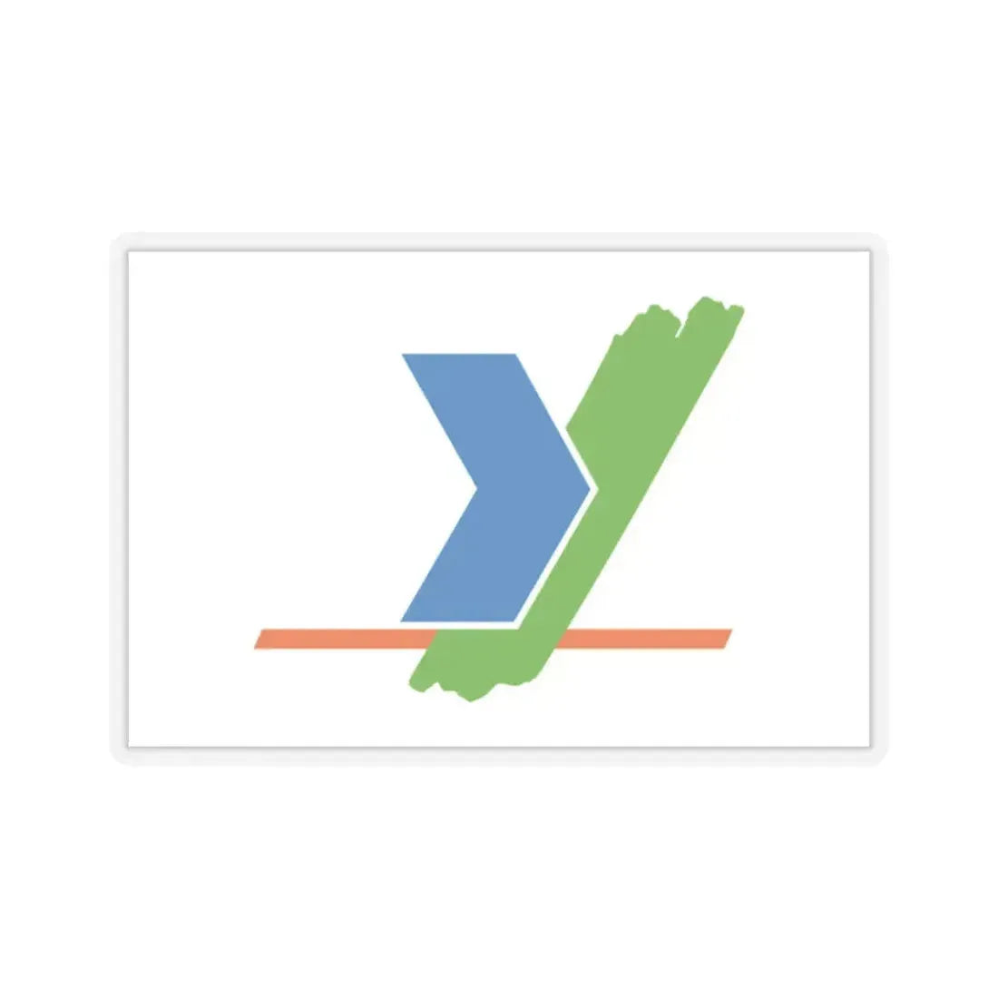 Flag of Yonne France - STICKER Vinyl Kiss-Cut Decal 2 Inch Transparent - The Sticker Space