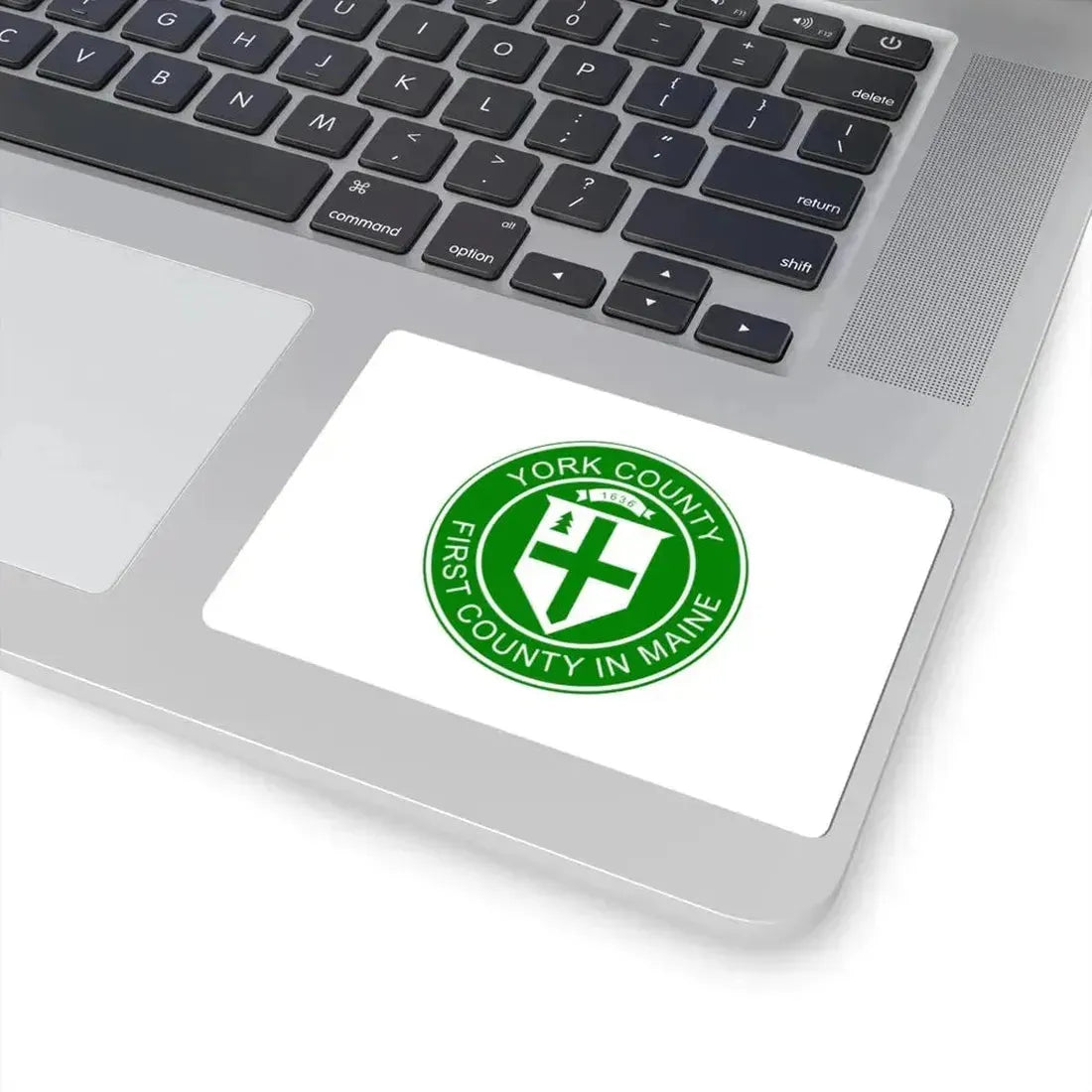 Flag of York County Maine (United States) STICKER Vinyl Kiss-Cut Decal - The Sticker Space