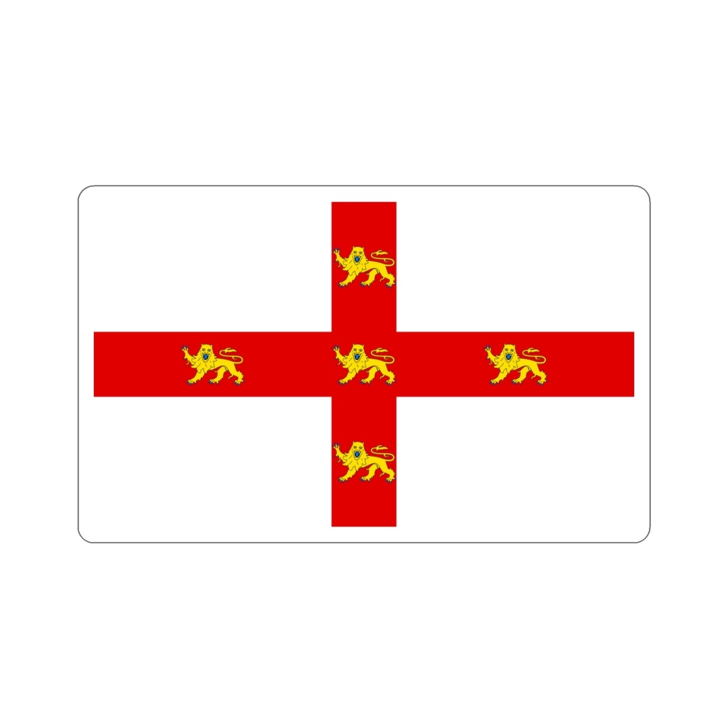 Flag of York UK STICKER Vinyl Die-Cut Decal-3 Inch-The Sticker Space