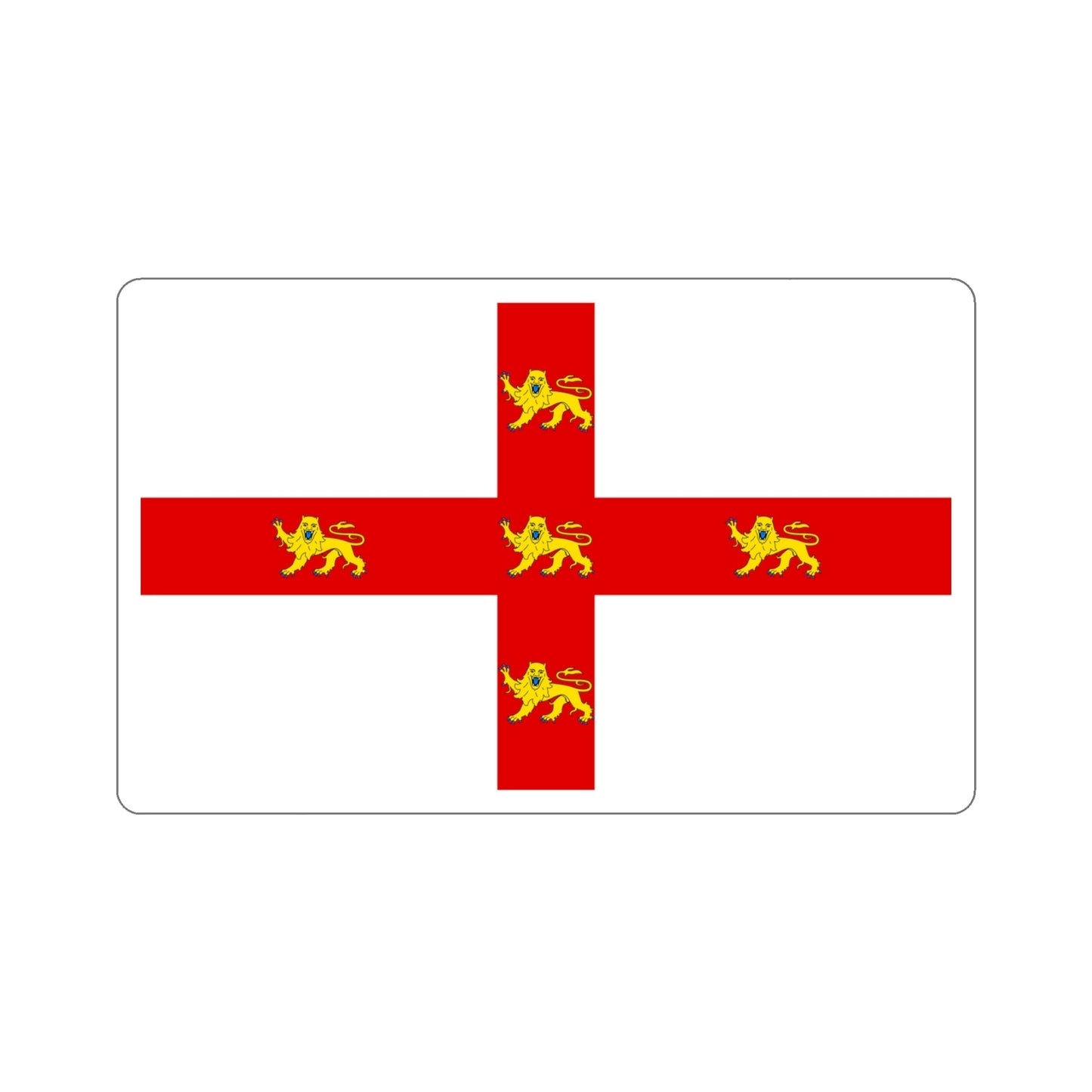 Flag of York UK STICKER Vinyl Die-Cut Decal-4 Inch-The Sticker Space