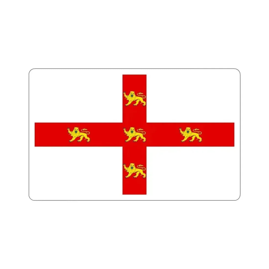 Flag of York UK STICKER Vinyl Die-Cut Decal 4 Inch - The Sticker Space