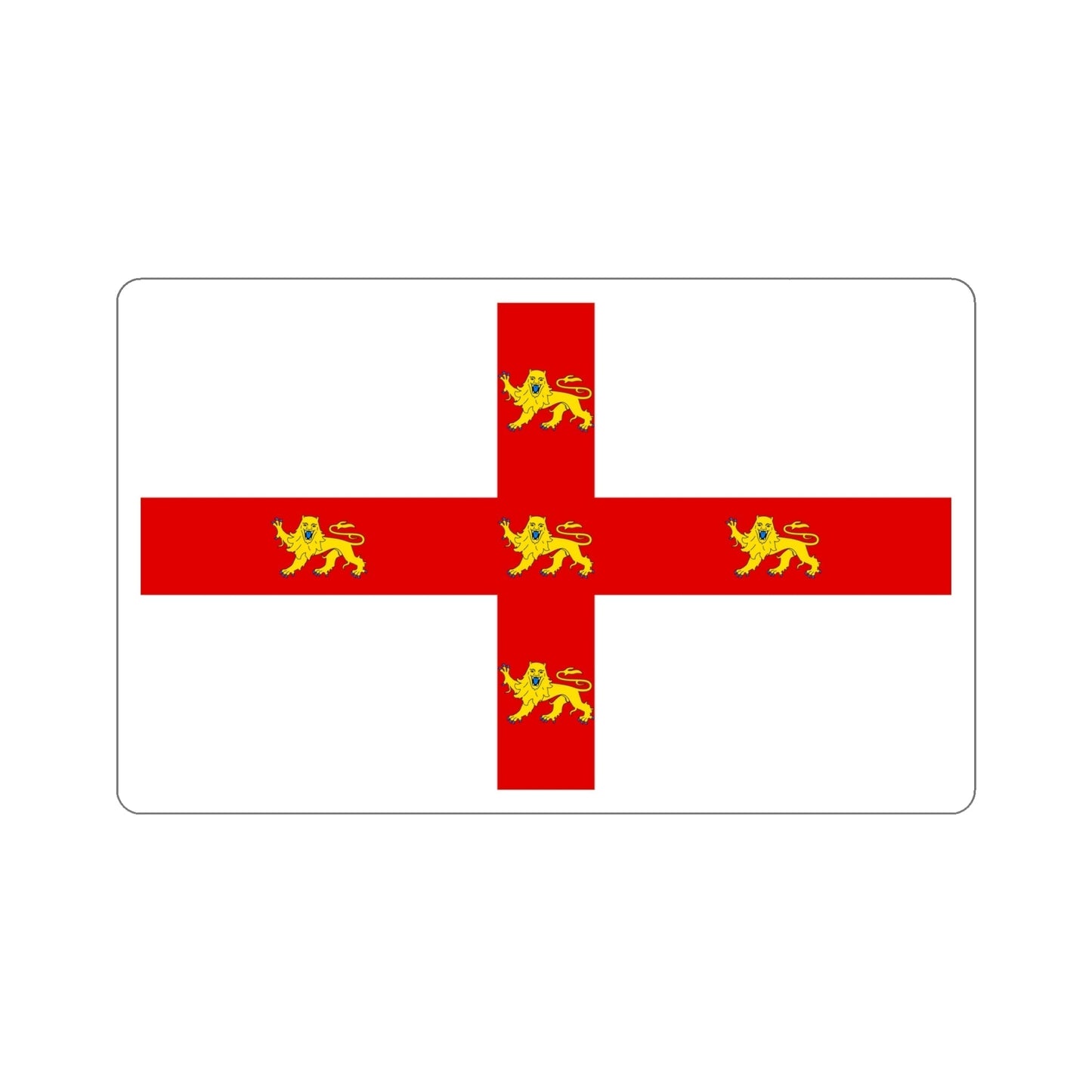 Flag of York UK STICKER Vinyl Die-Cut Decal-6 Inch-The Sticker Space