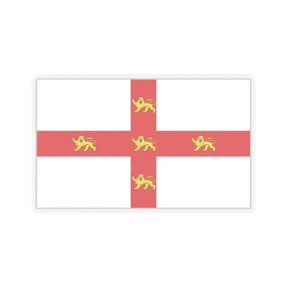 Flag of York UK - STICKER Vinyl Kiss-Cut Decal 2 Inch Transparent - The Sticker Space