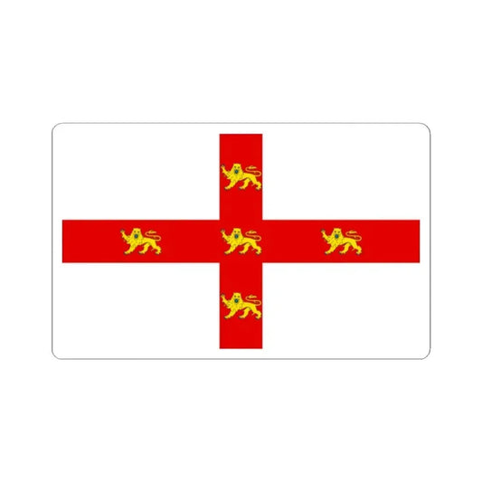 Flag of York UK - STICKER Vinyl Kiss-Cut Decal 2 Inch White - The Sticker Space