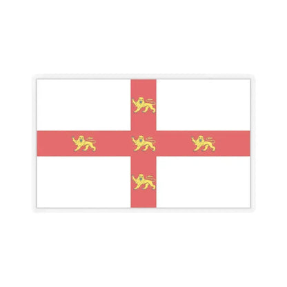 Flag of York UK - STICKER Vinyl Kiss-Cut Decal 3 Inch Transparent - The Sticker Space