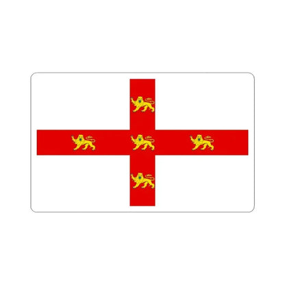 Flag of York UK - STICKER Vinyl Kiss-Cut Decal 3 Inch White - The Sticker Space