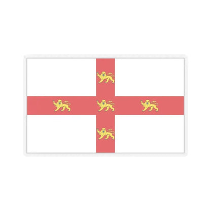 Flag of York UK - STICKER Vinyl Kiss-Cut Decal 4 Inch Transparent - The Sticker Space