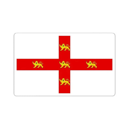 Flag of York UK - STICKER Vinyl Kiss-Cut Decal 4 Inch White - The Sticker Space