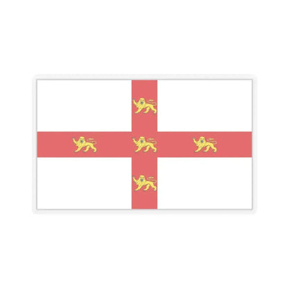 Flag of York UK - STICKER Vinyl Kiss-Cut Decal 6 Inch Transparent - The Sticker Space