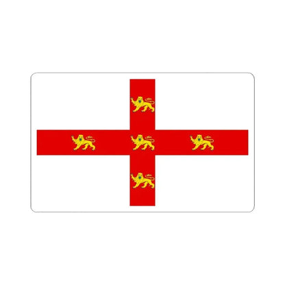 Flag of York UK - STICKER Vinyl Kiss-Cut Decal 6 Inch White - The Sticker Space