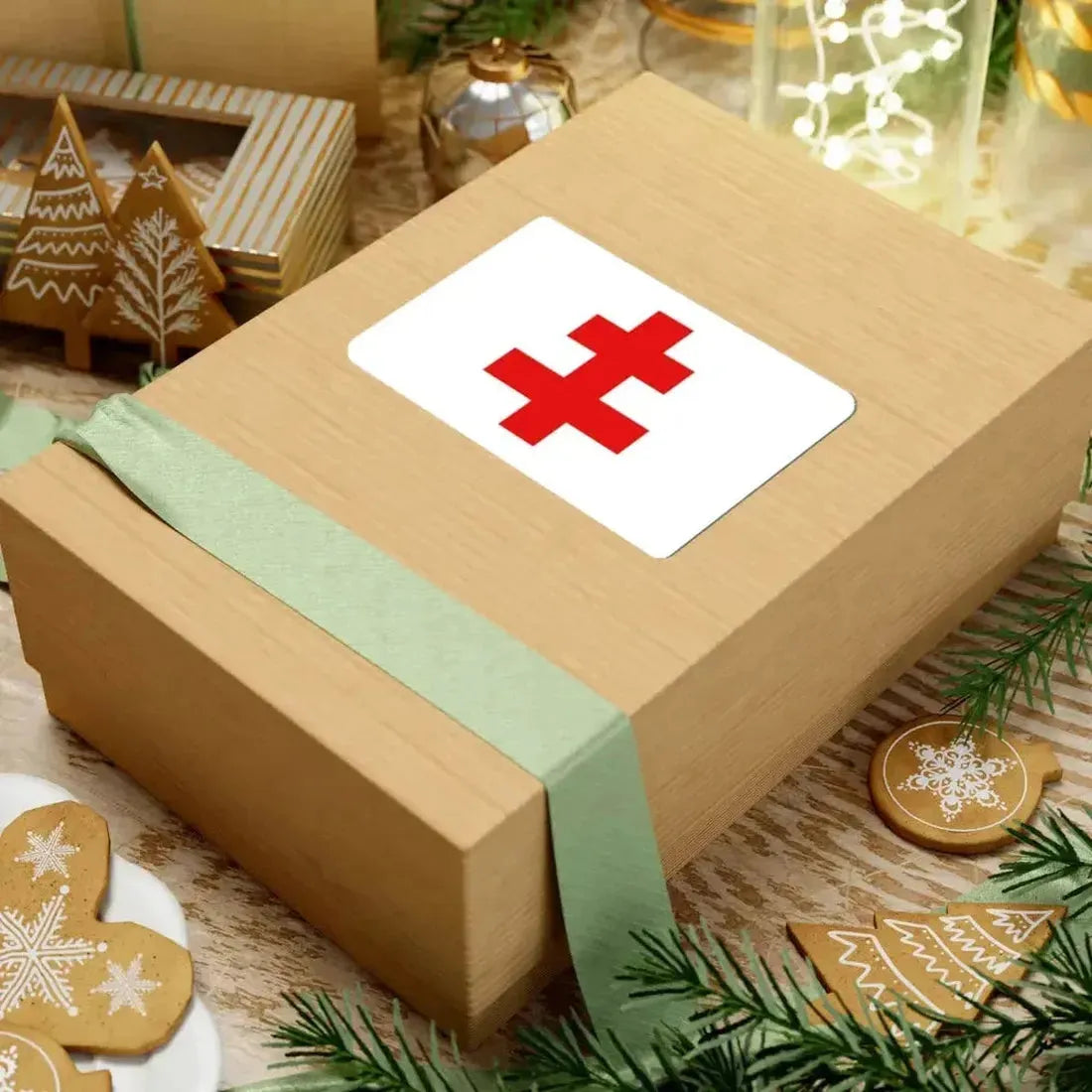 Flag of Ypres (Belgium) STICKER Vinyl Kiss-Cut Decal - The Sticker Space