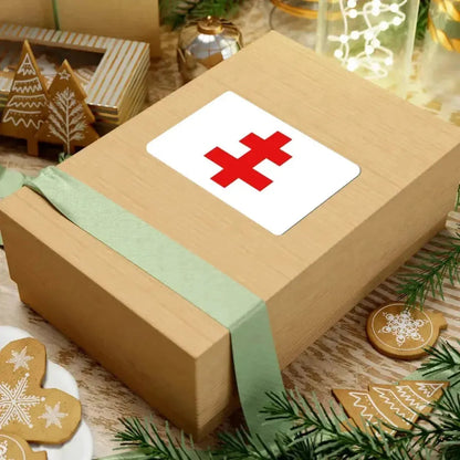 Flag of Ypres (Belgium) STICKER Vinyl Kiss-Cut Decal - The Sticker Space