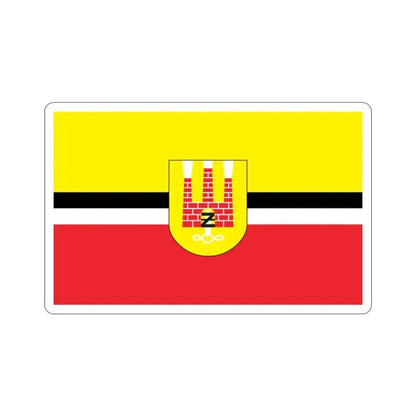Flag of Żyrardów Poland STICKER Vinyl Die-Cut Decal 2 Inch - The Sticker Space
