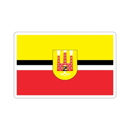 Flag of Żyrardów Poland STICKER Vinyl Die-Cut Decal 2 Inch - The Sticker Space
