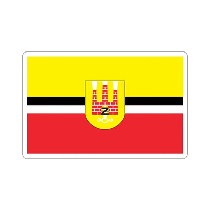 Flag of Żyrardów Poland STICKER Vinyl Die-Cut Decal 3 Inch - The Sticker Space