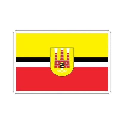 Flag of Żyrardów Poland STICKER Vinyl Die-Cut Decal 6 Inch - The Sticker Space
