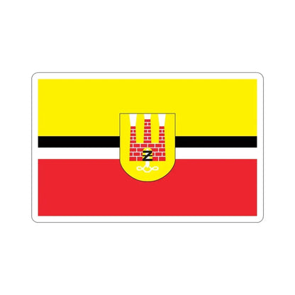 Flag of Żyrardów Poland STICKER Vinyl Die-Cut Decal 6 Inch - The Sticker Space