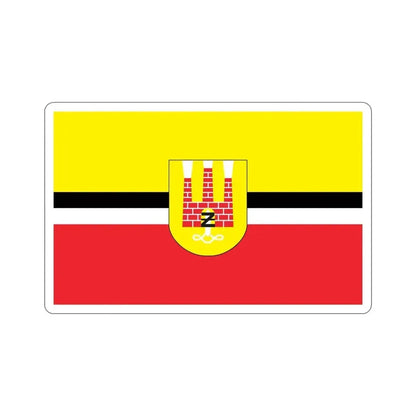 Flag of Żyrardów Poland STICKER Vinyl Die-Cut Decal - The Sticker Space