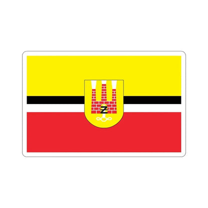 Flag of Żyrardów Poland STICKER Vinyl Die-Cut Decal - The Sticker Space
