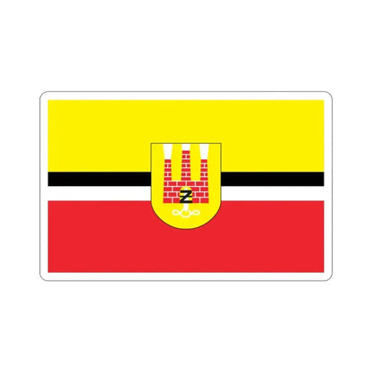 Flag of Żyrardów Poland STICKER Vinyl Die-Cut Decal - The Sticker Space