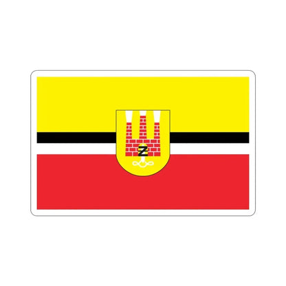 Flag of Żyrardów Poland STICKER Vinyl Die-Cut Decal - The Sticker Space