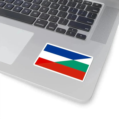 Flag of Yugoslavia and Bulgaria (Bulgaria) STICKER Vinyl Kiss-Cut Decal - The Sticker Space