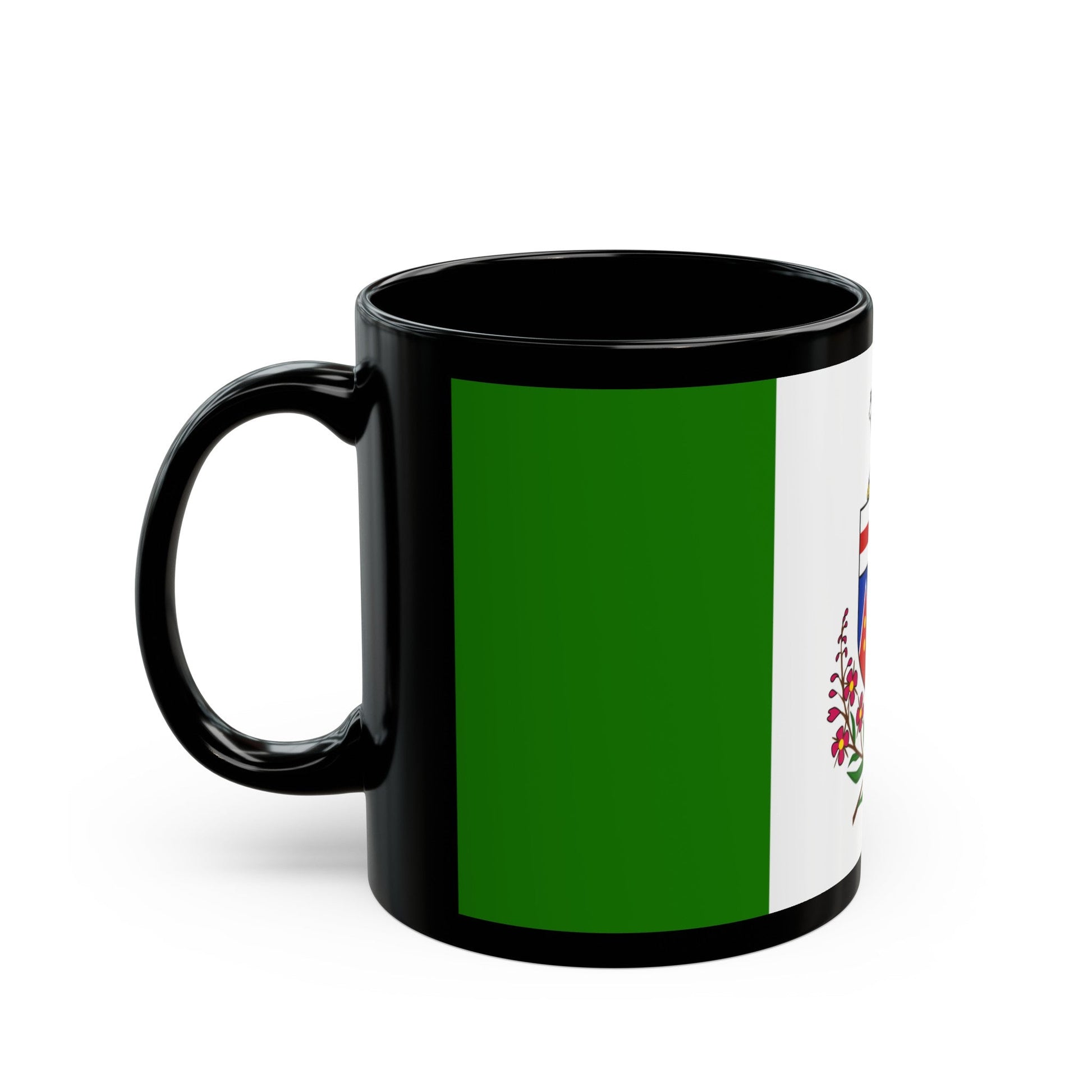 Flag of Yukon Canada - Black Coffee Mug-The Sticker Space