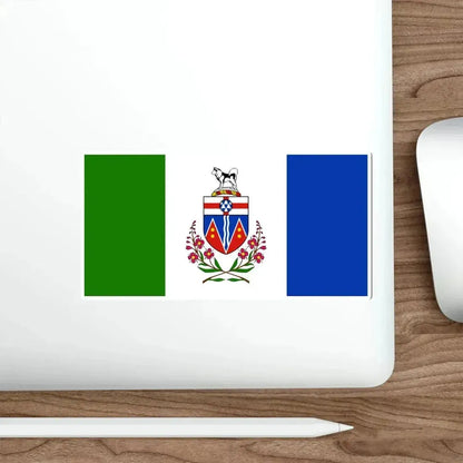 Flag of Yukon Canada STICKER Vinyl Die-Cut Decal - The Sticker Space