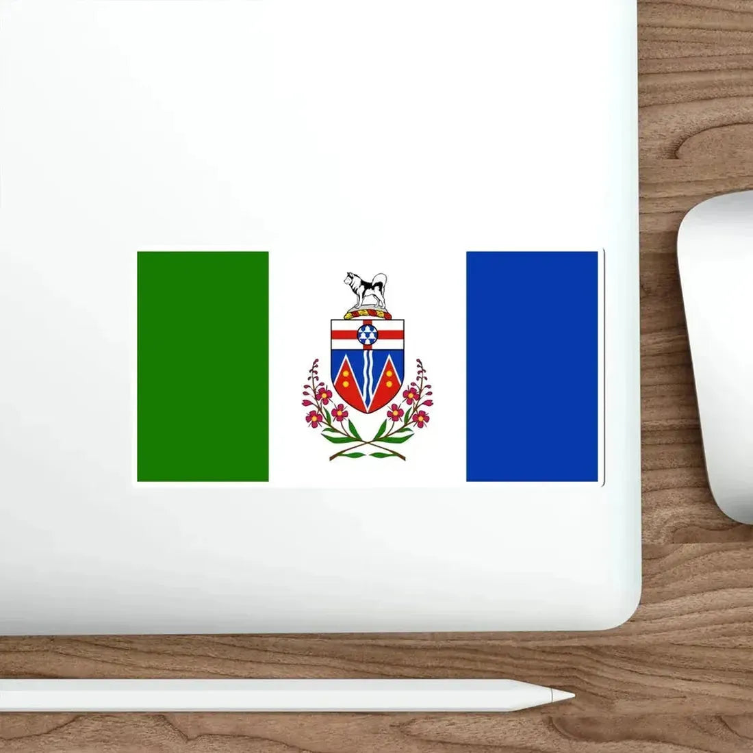 Flag of Yukon Canada STICKER Vinyl Die-Cut Decal - The Sticker Space