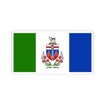 Flag of Yukon Canada - STICKER Vinyl Kiss-Cut Decal 2 Inch White - The Sticker Space