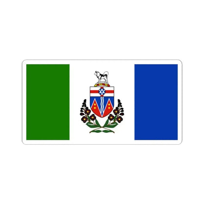 Flag of Yukon (Canada) STICKER Vinyl Kiss-Cut Decal 2 Inch White - The Sticker Space