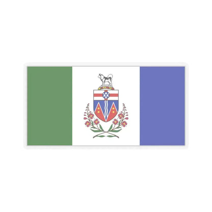 Flag of Yukon Canada - STICKER Vinyl Kiss-Cut Decal 3 Inch Transparent - The Sticker Space