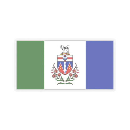 Flag of Yukon Canada - STICKER Vinyl Kiss-Cut Decal 4 Inch Transparent - The Sticker Space