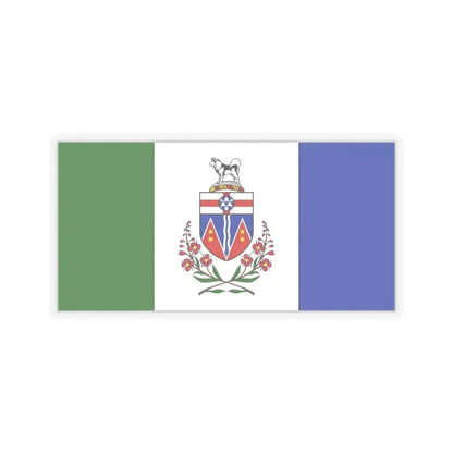 Flag of Yukon Canada - STICKER Vinyl Kiss-Cut Decal 6 Inch Transparent - The Sticker Space