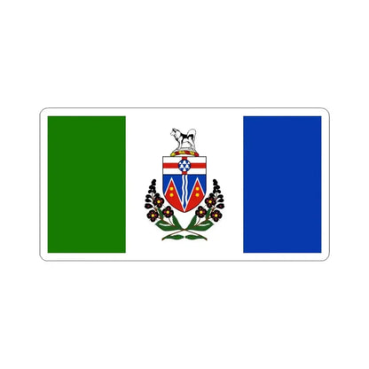 Flag of Yukon (Canada) STICKER Vinyl Kiss-Cut Decal 6 Inch White - The Sticker Space