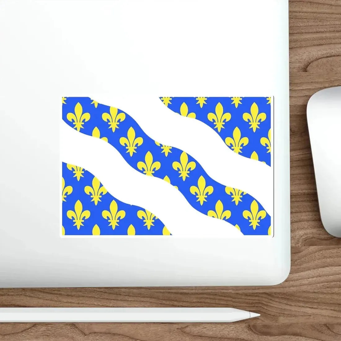 Flag of Yvelines France STICKER Vinyl Die-Cut Decal - The Sticker Space