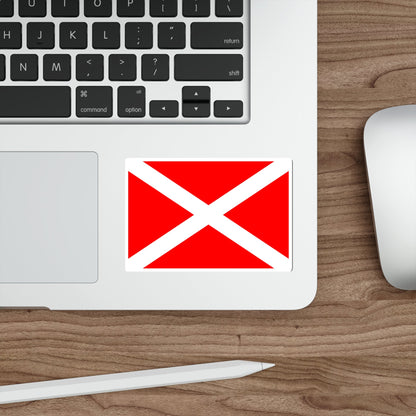 Flag of Żabbar Malta STICKER Vinyl Die-Cut Decal-The Sticker Space