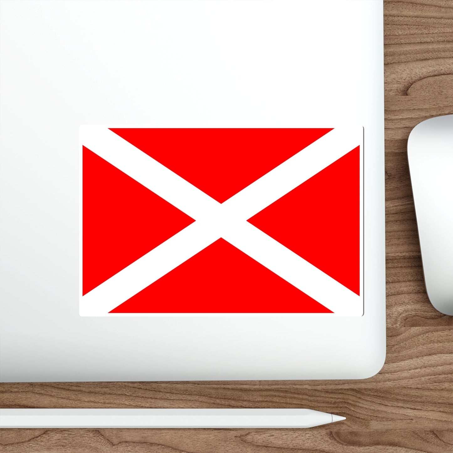 Flag of Żabbar Malta STICKER Vinyl Die-Cut Decal-The Sticker Space