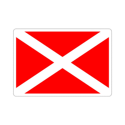 Flag of Żabbar Malta STICKER Vinyl Die-Cut Decal-3 Inch-The Sticker Space