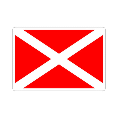 Flag of Żabbar Malta STICKER Vinyl Die-Cut Decal-4 Inch-The Sticker Space