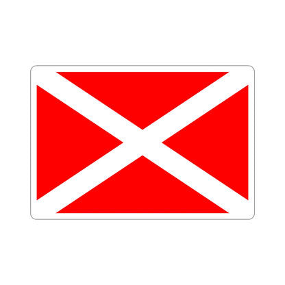 Flag of Żabbar Malta STICKER Vinyl Die-Cut Decal-6 Inch-The Sticker Space