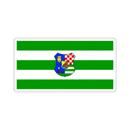 Flag of Zagreb County Croatia STICKER Vinyl Die-Cut Decal 2 Inch - The Sticker Space