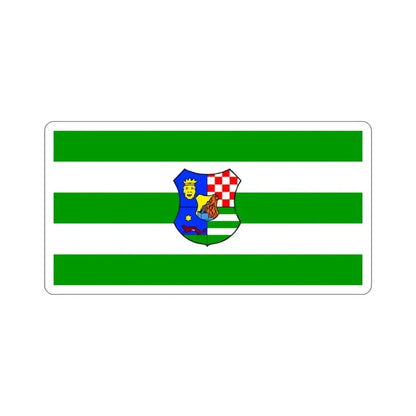 Flag of Zagreb County Croatia STICKER Vinyl Die-Cut Decal 2 Inch - The Sticker Space