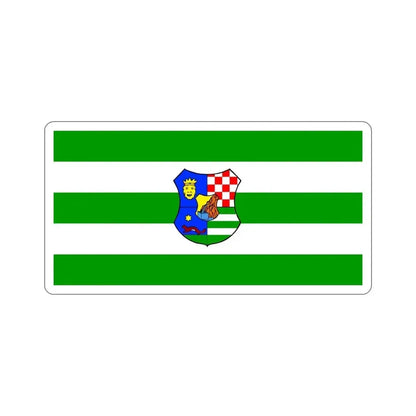 Flag of Zagreb County Croatia STICKER Vinyl Die-Cut Decal 5 Inch - The Sticker Space