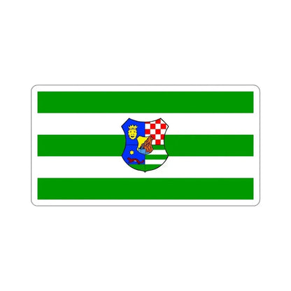 Flag of Zagreb County Croatia STICKER Vinyl Die-Cut Decal 6 Inch - The Sticker Space