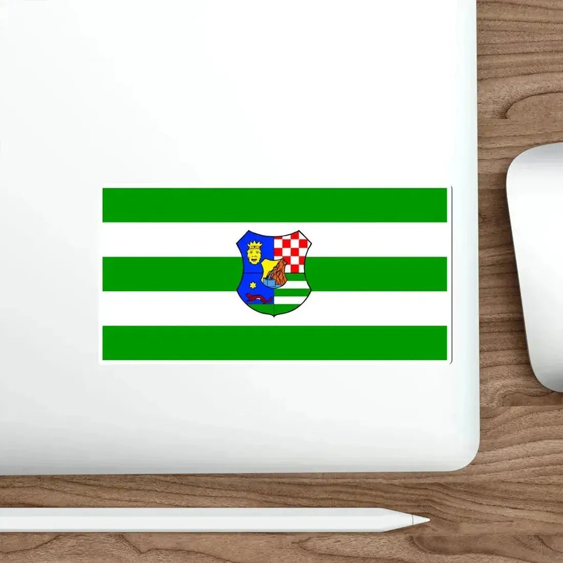 Flag of Zagreb County Croatia STICKER Vinyl Die-Cut Decal - The Sticker Space